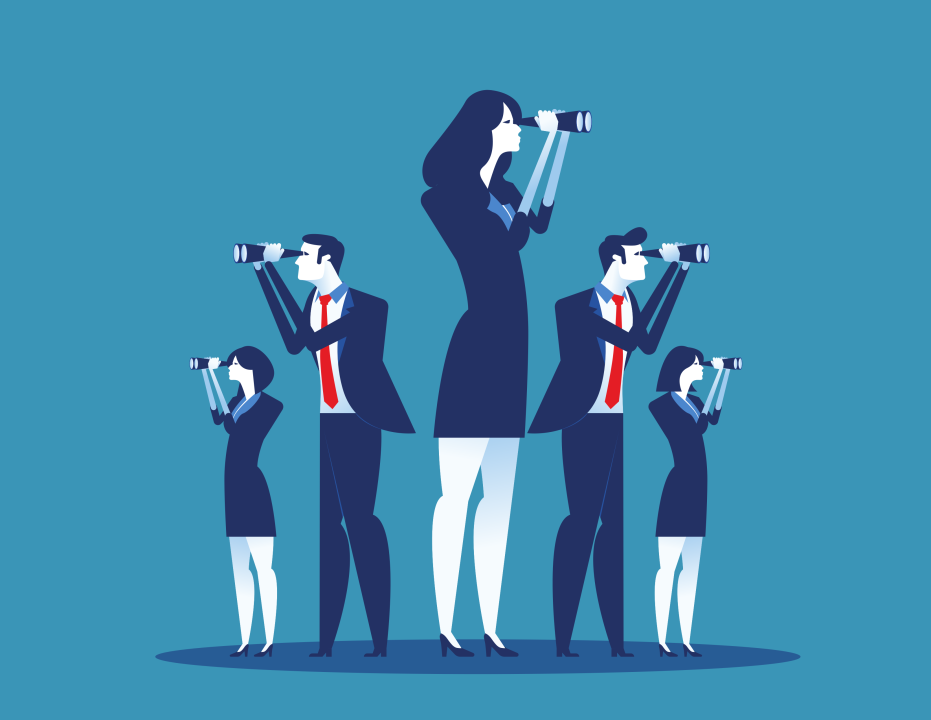 business team searching